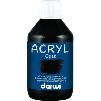 Darwi Opak АКРИЛНА боя Black 250 ml 1 бр (DA0220250100C)