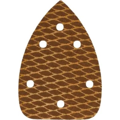Dedra Brúsny papier delta Anti-clog #60, 140x140x80mm, suchý zips, 5 ks, DED7941R1