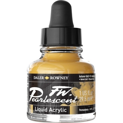 Daler Rowney FW Pearlescent Akrylový tuš Autumn Gold 29,5 ml 1 ks
