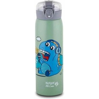 Nava Termoska 500 ml DINO zelená