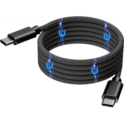 Choetech XCC-1052 USB-C na USB-C magnetický, PD 240W, 1,2m, černý