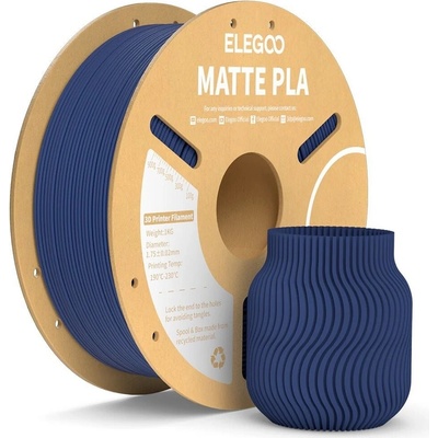 Elegoo PLA Matte 1,75 mm 1 kg Cardboard Spool Navy Blue ELEEG240435