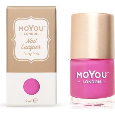 MoYou Razítkovací lak na nehty Party Pink 9 ml
