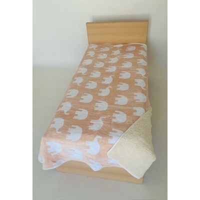 Sleep-well Deka Ovečka mikroflanel tisk sloni 140x200