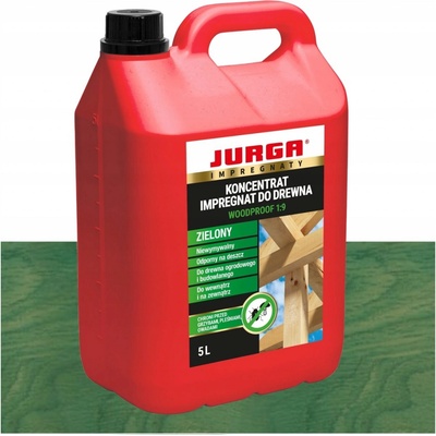 Impregnace - koncentrát na dřevo Woodproof 1:9 Jurga 5l zelená