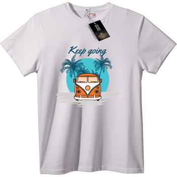 NOONEBRAND Тениска Продължавай Ван - 2XL, White
