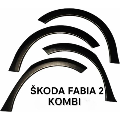 Plastové lemy Škoda Fabia 2 Kombi 2007-2014 PSK