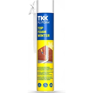 TKK ПЯНА МОНТАЖНА pu tkk top foam ЗИМНА 750мл РЪЧНА (158716)