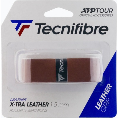 Tecnifibre Обвивка за тенис ракета от кожа кафява 51ATPLEATH