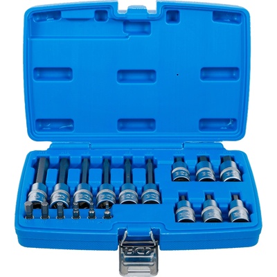BGS technic 5171 BGS , Sada nástrčných hlavic 6,3 mm (1/4") / 12,5 mm (1/2") vnitřní šestihran 18dílná