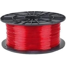 Filament PM PETG 1,75mm transparentná červená, 1 kg