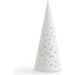Kähler Design Бял коледен свещник от костен порцелан, височина 25, 5 см Nobili - Kähler Design (692418)