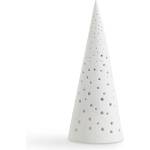 Kähler Design Бял коледен свещник от костен порцелан, височина 25, 5 см Nobili - Kähler Design (692418)