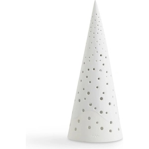 Kähler Design Бял коледен свещник от костен порцелан, височина 25, 5 см Nobili - Kähler Design (692418)