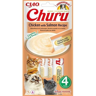 Churu Cat Snack kura s príchuťou lososa 4 x 14 g