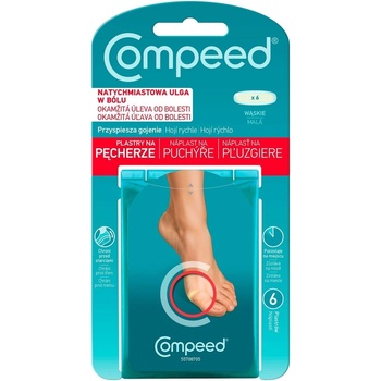 Compeed náplast na puchýře malá 6 ks