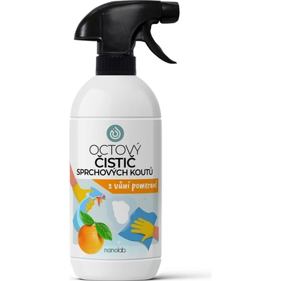 Nanolab Silný octový čistič na sprchové kúty 500 ml