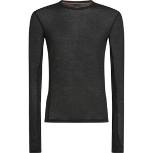 Icebreaker Мъжко мериносово термобельо Icebreaker Merino 75 Cool-Lite Featherlight L/S Crewe Longsleeve - Black (014-2380-0111)
