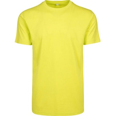 Build Your Brand pánské tričko s kulatým výstřihem BY004 Frozen Yellow