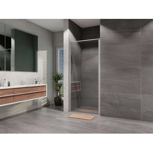 Lansanit LUX Slim Tadao - Душова врата с панти 80 см, хром/прозрачно стъкло LAN03022 (LAN03022)