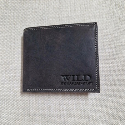 Pánská kožená WILD černá 6