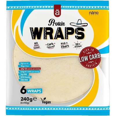 Näno Supps Protein Wraps 240 g 6 ks