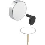Geberit - Комплект вани, с въртящо управление и вход d52, бял/хромиран 150.481. KJ. 1 (150.481.KJ.1)
