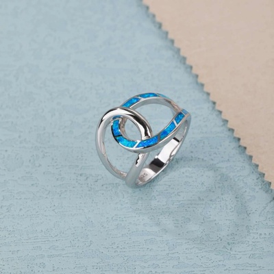 Jan Kos jewellery Stříbrný prsten s opálem MHT 2458 SL