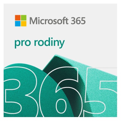 Microsoft 365 pro rodiny 1 rok elektronická licence EU 6GQ-00092 nová licence – Zboží Živě