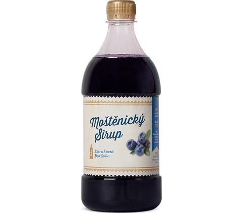 Moštěnický Sirup Čučoriedka 0,7 l
