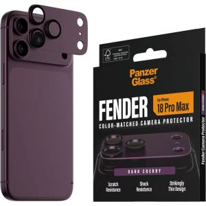 Panzer Протектор за камера PanzerGlass Hoops FENDER CLP за iPhone 18 Pro Max - Dark Cherry