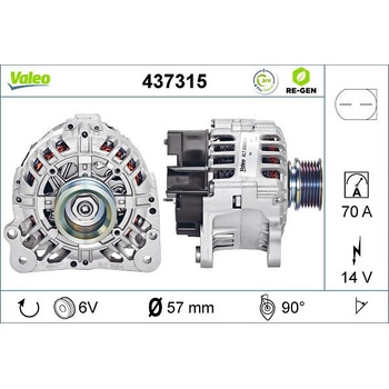 generátor VALEO 437315