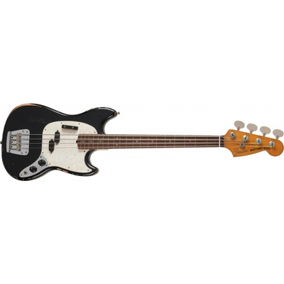 Fender JMJ Road Worn Mustang RW Bass BK
