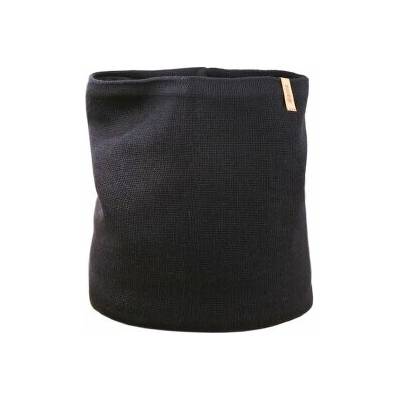 KNITTED MERINO NECKWARMER KAMA S31 Černá