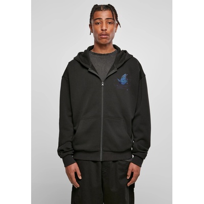 Mister Tee Grid Head Butterfly Oversize Zip Hoody black XXLUB-MT3023-00007 - Бял, размер L