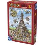 D-Toys - Puzzle Eiffel Tower - 1 000 piese