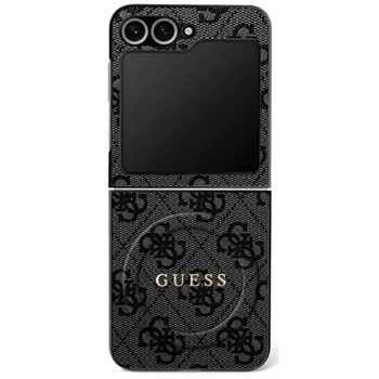 GUESS Калъф Guess 4G Classic MagSafe за Samsung Galaxy Z Flip 7 - черен