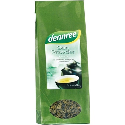 Dennree Zelený čaj Gunpowder sypaný bio 100 g