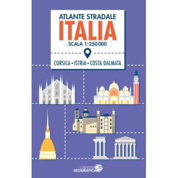 Atlante stradale Italia 1: 250.000. Con Corsica, Istria e Costa dalmata