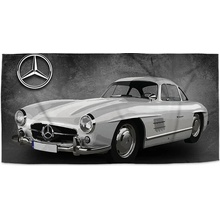 Sablio Uterák Mercedes Benz 300 SL Sivé pozadie 50 x 100 cm