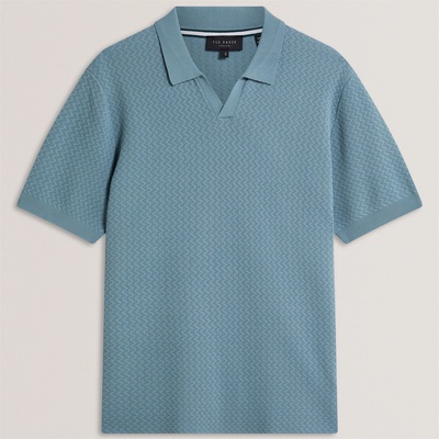 Ted Baker Блуза с яка Ted Baker Men's Short Sleeve Polo Shirt - Blue