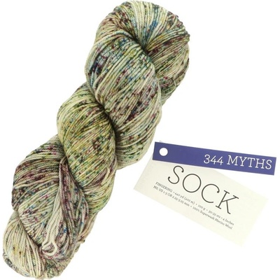 Malabrigo Sock Myths 344 zeleno bordová