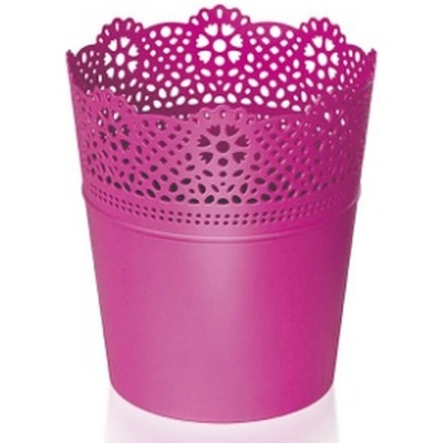 Prosperplast Lace s čipkou 18 cm fuchsie DLAC180