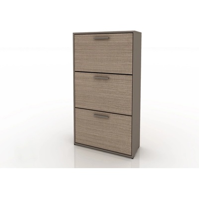 Bogdan Furniture I Шкаф за обувки Mod 4093, Лате/Мока