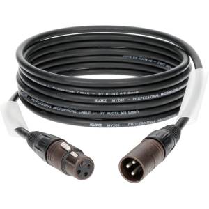 KLOTZ Кабел м. канон - ж. канон (XLR-XLR) Klotz M1 PM1NB-1000 10 метра