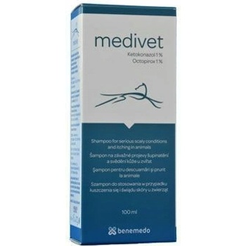 Medivet šampon proti šupinatění a svědění kůže zvířat 100 ml