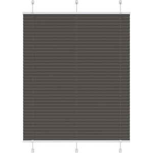 vidaXL Плисирана щора черна 105x150 cm Ширина на плата 104, 4 cm (4015144)
