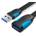Vention USB 3.0, (удължител, плосък, черен), 3 м, кабел