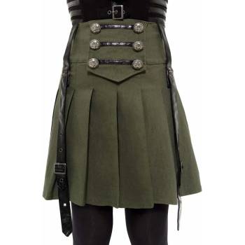 Image 1 of KILLSTAR Дамска пола KILLSTAR - Dark Academy - КАКИ - KSRA002428