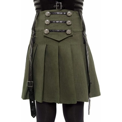 KILLSTAR Дамска пола KILLSTAR - Dark Academy - КАКИ - KSRA002428